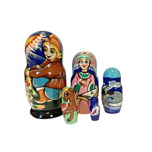 Матрешка сказка Конек Горбунок Матрешка сказка Конек Горбунок